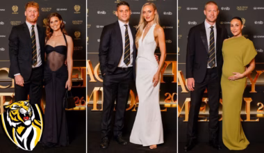 Richmond Best and Fairest Jack Dyer Medal red carpet