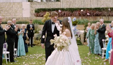 WA cricket star Cameron Green and partner Emily Redwood tie the knot
