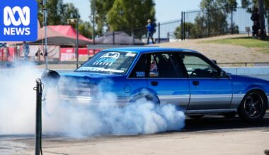 Burnouts and drag races in Alice Springs as hundreds descend for 2026 Red CentreNATS