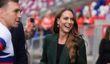 Kate Middleton Wears Her Favorite Diamond “Empress” Earrings to Rugby Stadium