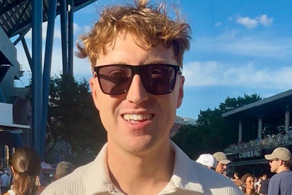 More money than a doctor: sports content creator Joe Bonham was among the influencers at the US Open.
