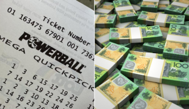 ‘I think I’m dying’: Powerball winner’s hilarious reaction as $20m jackpot split four ways