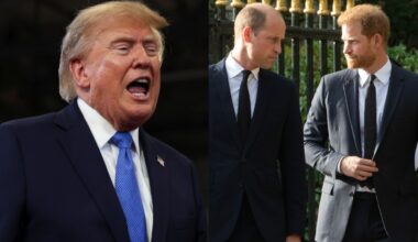 'Never again': Donald Trump's brutal eight-word comment on William and Harry feud as US president doubles down on Sussexes' criticism