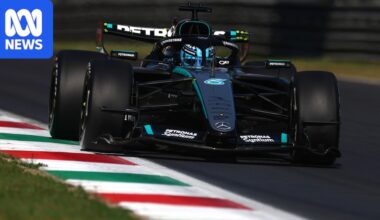 George Russell hits back for Mercedes in Italian Formula 1 Grand Prix practice at Monza