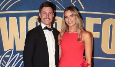 John Worsfold Medal: West Coast Eagles players and WAGs star on red carpet
