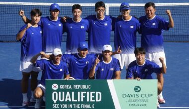 Tennis: Tennis-Holders Italy face South Korea in Davis Cup Final 8, Spain meet Austria