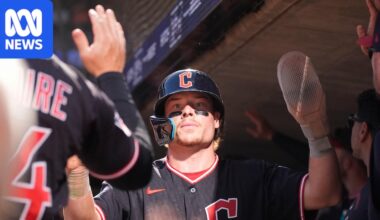 Travis Bazzana scores two home runs in vital MLB win for Guardians
