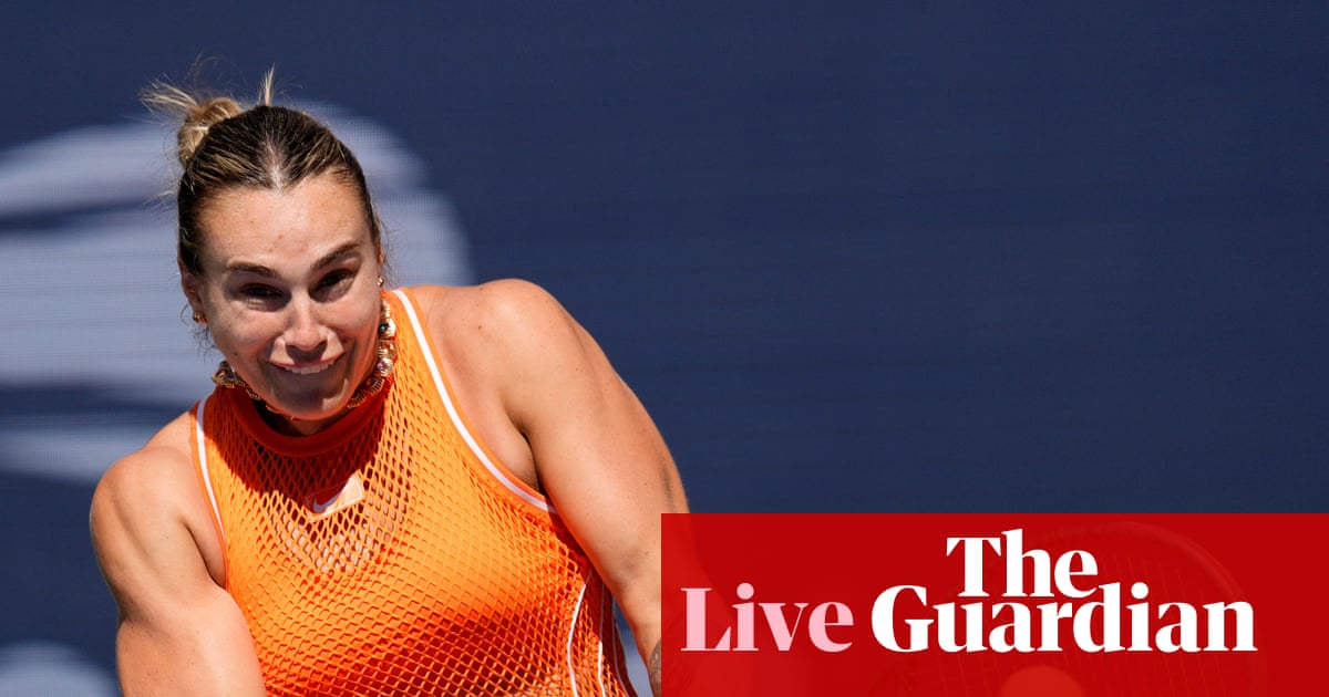 US Open tennis: Sabalenka, Alcaraz, Pegula and Medvedev in action on day six – live | US Open Tennis 2026