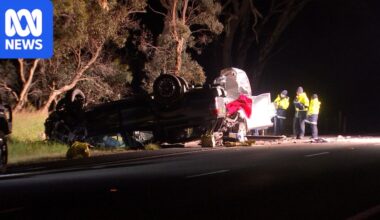 Two people dead and a third fighting for life following a multi-vehicle crash in Ledcourt