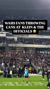 Projectiles thrown at refs after NRL finals clash