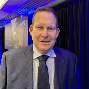 Police Association president Steve Watt, in Wellington for the union's annual conference, on 16 October, 2025.