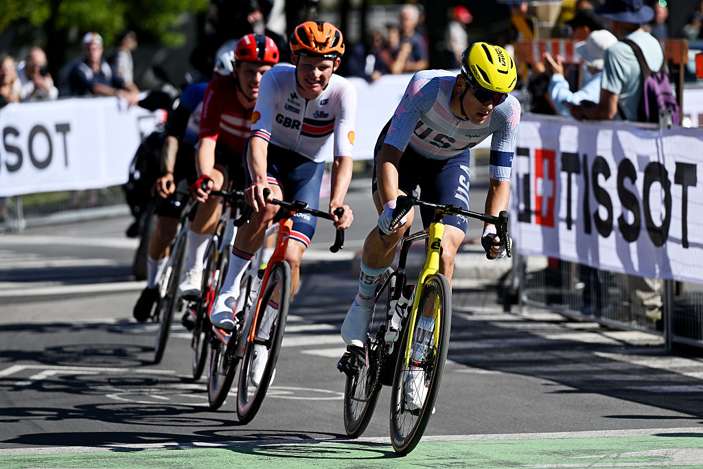Ashlin Barry leading the breakaway