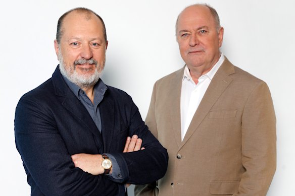 Breakfast hosts at 3AW Russel Howcroft and Ross Stevenson remain on top in Melbourne.