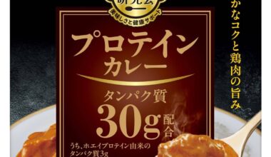 From curry to coffee, convenient protein products are gaining popularity in Japan