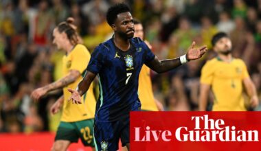 Australia 2-4 Brazil: men’s international football friendly – as it happened | Australia