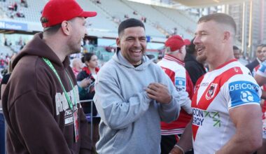 NRL 2026: Touching Jai Arrow act inspires the Rabbitohs and Knights