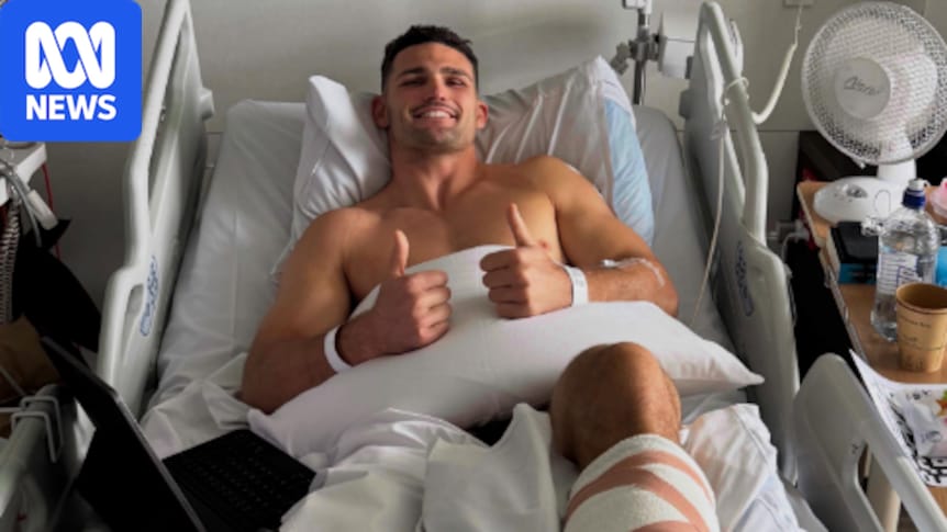 Nathan Cleary thanks supporters, vows to return after surgery
