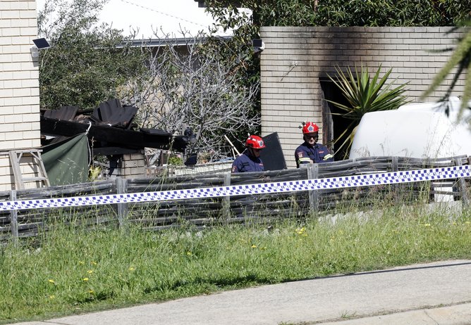 Officers are yet to determine the cause of the blaze.