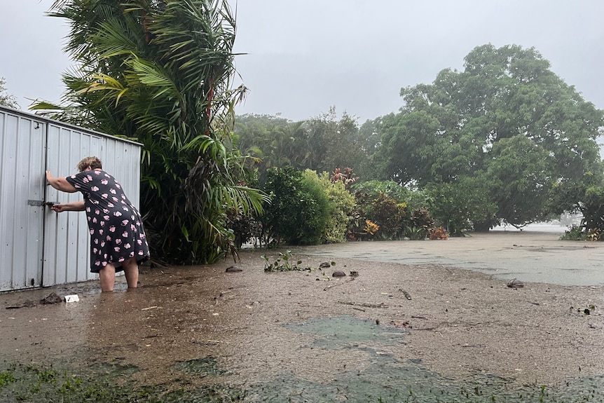 Flooding is impacting parts of Ingham in north Queensland.