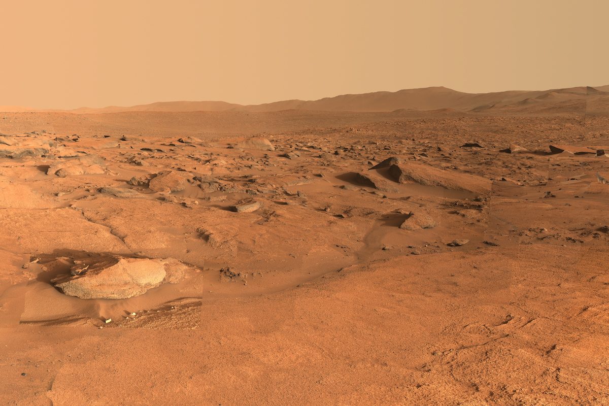 Image of the Margin Unit on Mars, as seen by the Perseverance rover between 8–16 October 2023. Credit: NASA/JPL-Caltech/MSSS