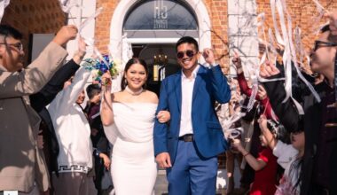 Wedding of the week: Couple tie the knot after love-at-first-sight moment