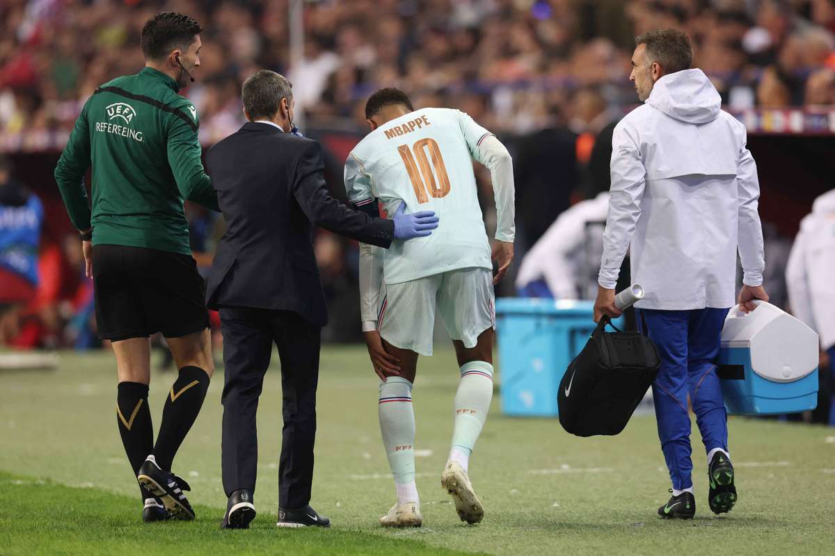 Real Madrid confirm Kylain Mbappe has hyperextension of knee