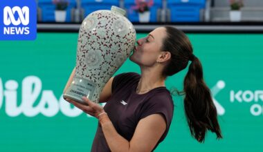 Kim Birrell claims her first WTA title but loses top spot in Australian women's tennis rankings