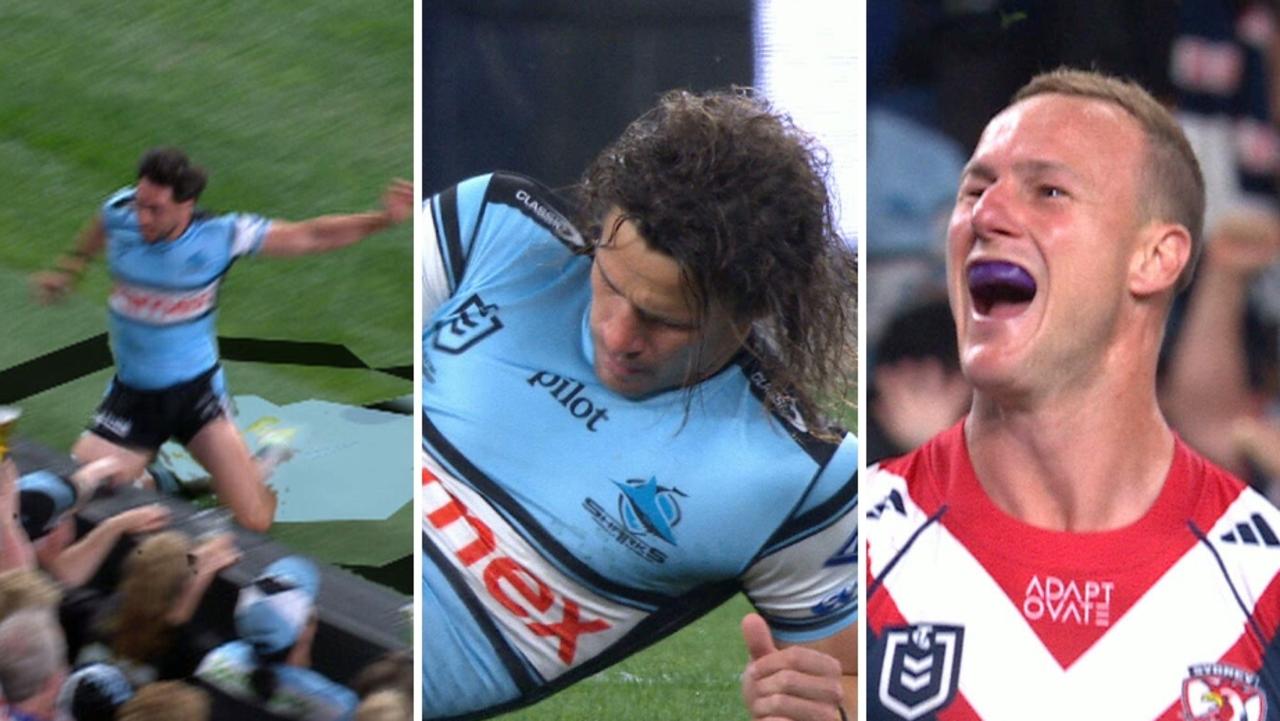 NRL LIVE: Roosters defeat Sharks, match report, score, Daly Cherry Evans on report for a trip, Nicho Hynes injury, Mawene Hiroti injury