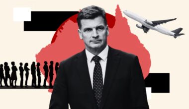 Opposition Leader Angus Taylor questions Labor’s migration reset as net overseas figures remain above 292,000