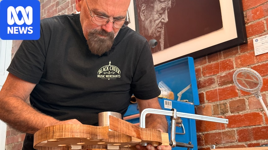 Gippsland violin maker Richard Hall delights providing timeless joy