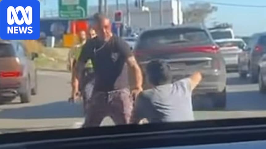 Good Samaritan says alleged carjacker lunged at him with knife after chase in Sydney's south-west