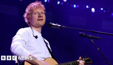 Ed Sheeran's next US concerts cancelled due to bad weather - bbc.com