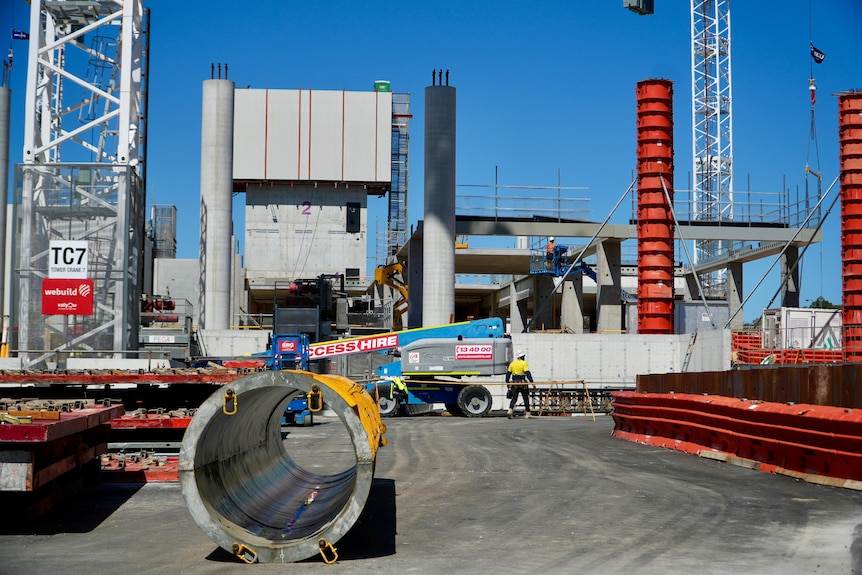 A construction site