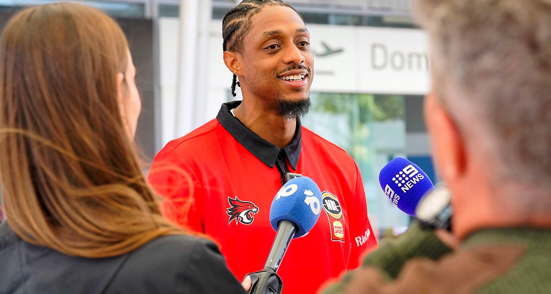 Fresh off a 30-hour flight, Knight wants in straight away