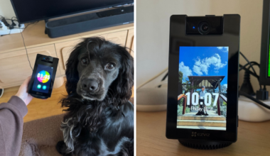 Best EZVIZ indoor security camera for pets doubles as a Bluetooth speaker and digital photo album