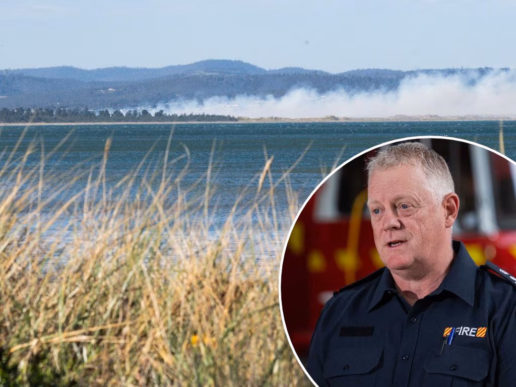 Tasmania fire crews battle 70 blazes as 100km/h winds lash state - themercury.com.au