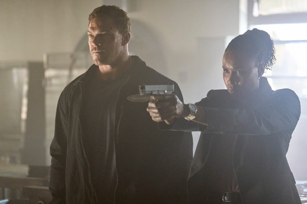 Alan Ritchson, Sydelle Noel, Reacher Season 4 alan ritchson, reacher season 4