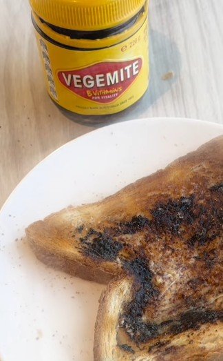 Vegemite on toast.