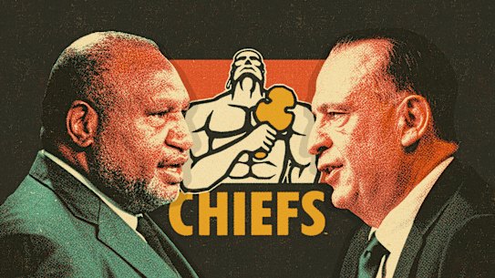 PNG Prime Minister and Australian Rugby League Commission chairman Peter V’landys have been key figures behind the PNG Chiefs.