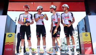 'Radically different scenario' - With four riders at finish, UAE Team Emirates-XRG battle through tough Vuelta a España without Tadej Pogačar