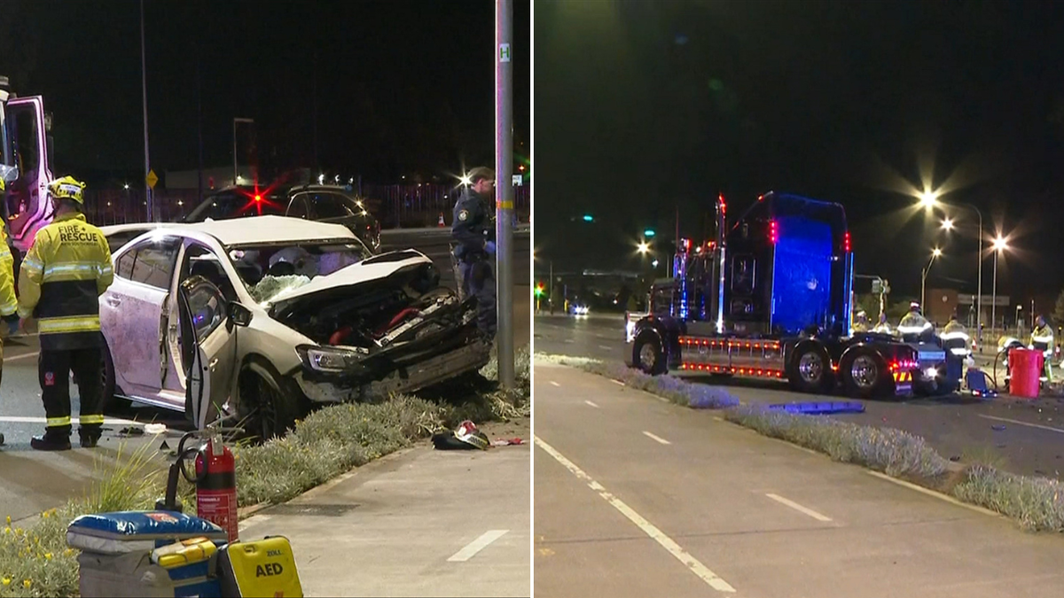 7NEWS live updates: Young men miraculously survive horror truck crash in Penrith, Sydney