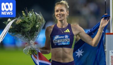 Australia's Eleanor Patterson wins women's high jump at Diamond League Final in Brussels
