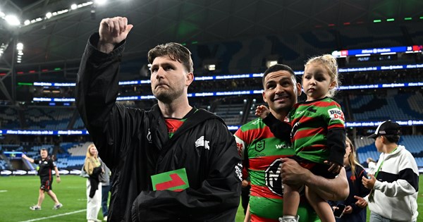 NRL 2026, Titans, Dolphins, Rabbitohs, Roosters, live blog, round 27, match highlights, injuries, coaches media conferences
