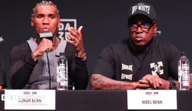 Daniel Dubois faces off with Fabio Wardley
