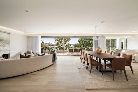 Money manager Anthony Bell has decided to offload his harbourside Rose Bay apartment in Sydney that he renovated.