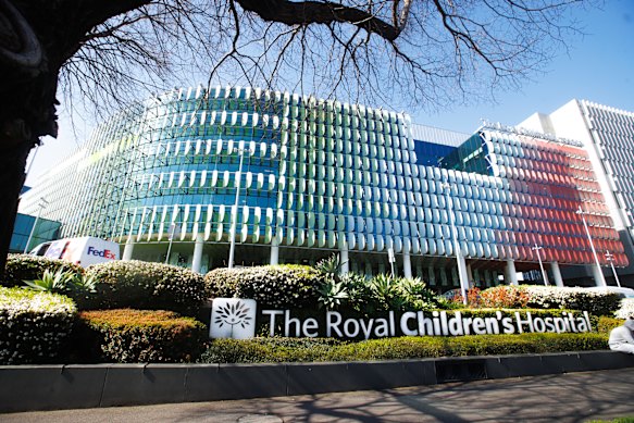 The Royal Children’s Hospital in Parkville. 