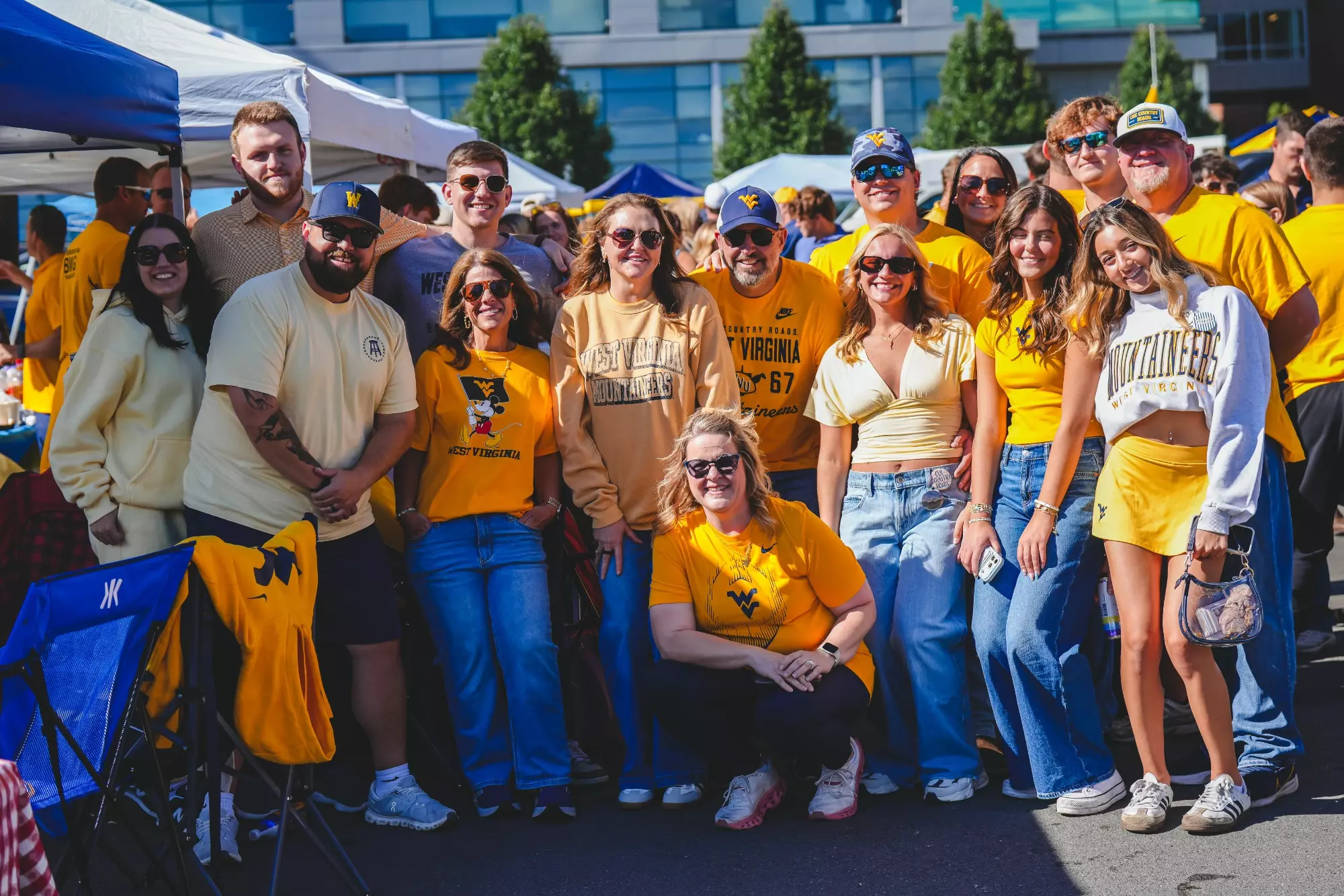 Fans tailgate before West Virginia's game against Oklahoma State on Sept. 26, 2026, in Morgantown, W.Va.