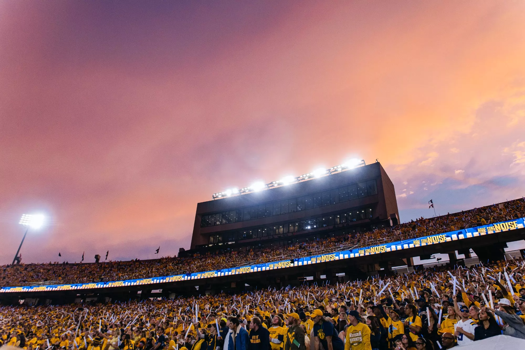 Milan Puskar Stadium in Morgantown, W.Va.