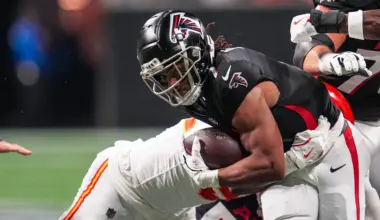 Bijan Robinson reacts to his 2026 'NFL Top 100 Players' ranking