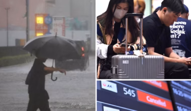 Typhoon Dujuan Japan: Flights cancelled, evacuations ordered in Tokyo and surrounds